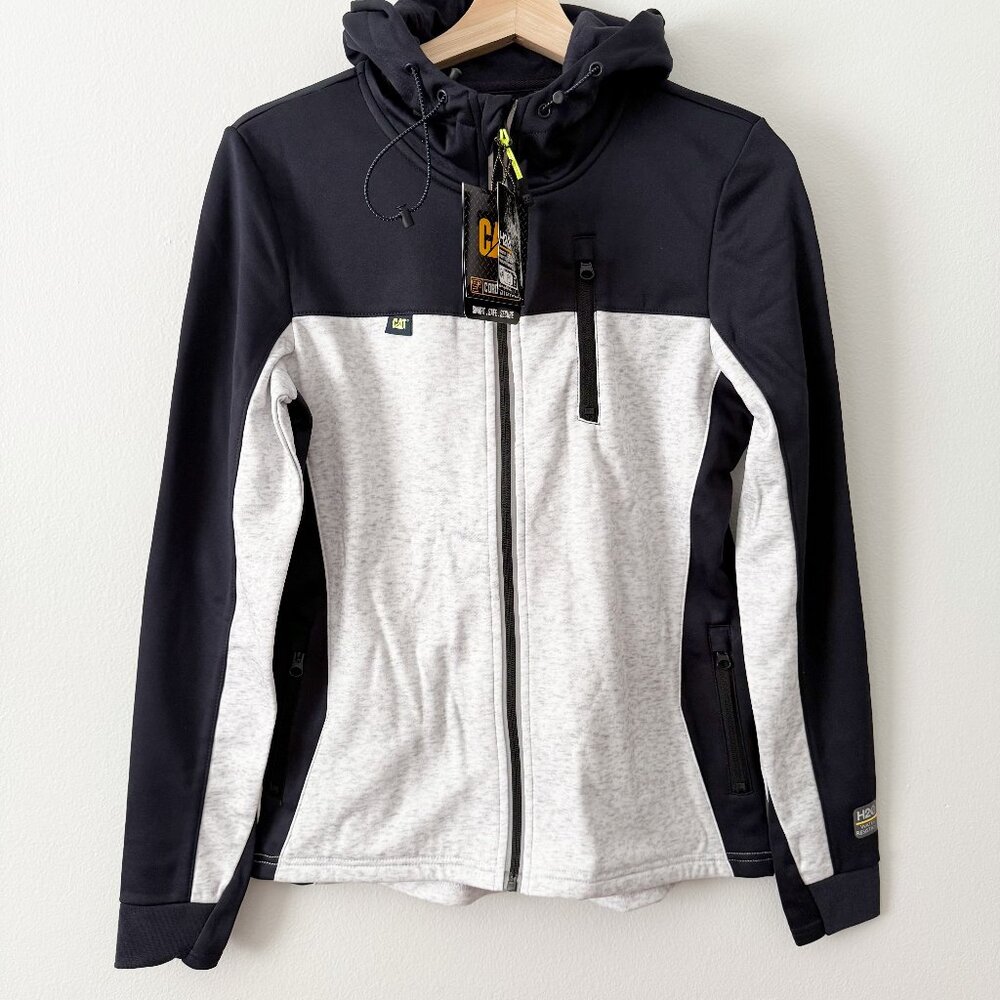 CAT Caterpillar H2O Hooded Zip Up Hoodie Sweatshirt Women's Small NWT